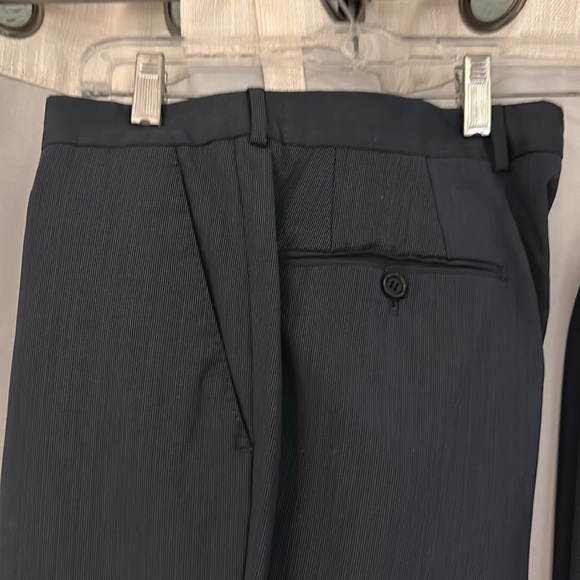 Massimo Dutti Wool and Cashmere Suit Navy Blue - Picture 8 of 15